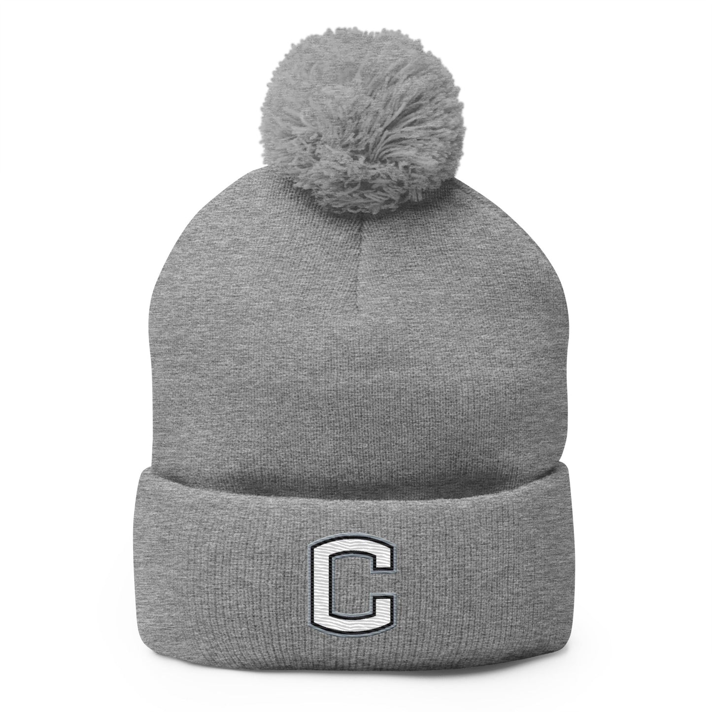 Pom - Pom Beanie | Eagles Baseball | Block C Logo