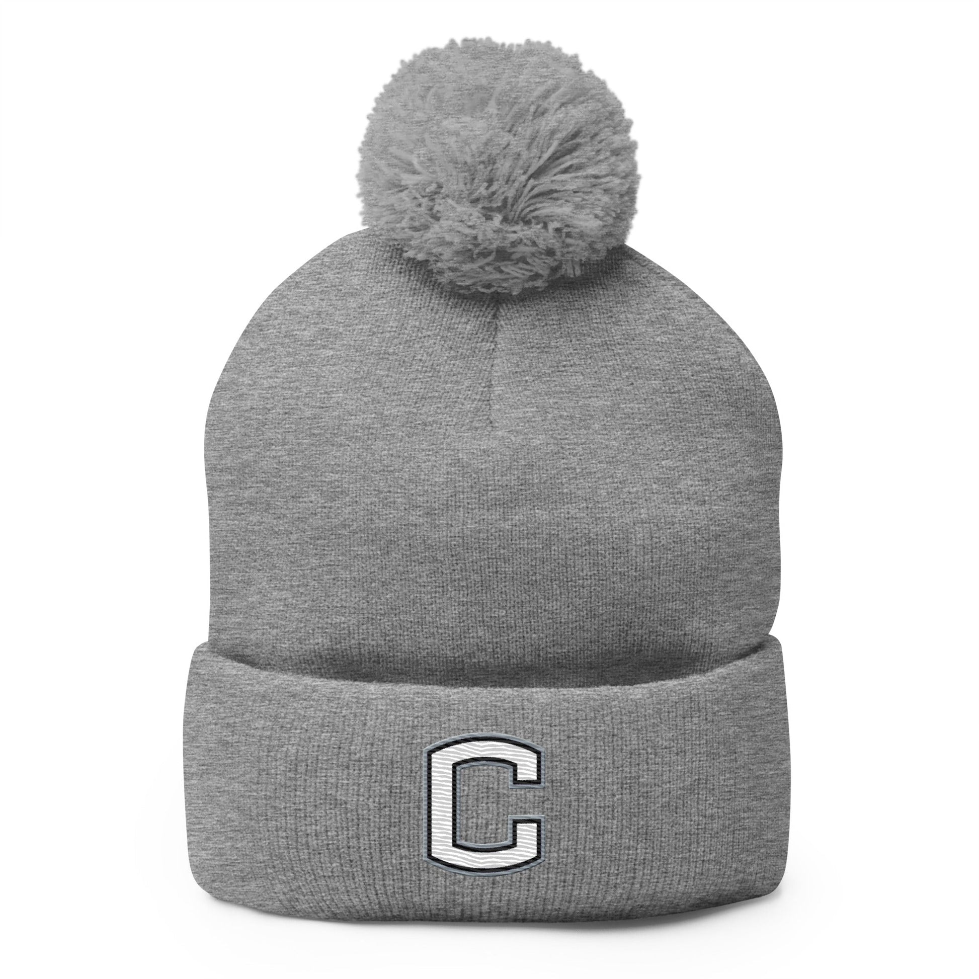 Pom - Pom Beanie | Eagles Baseball | Block C Logo