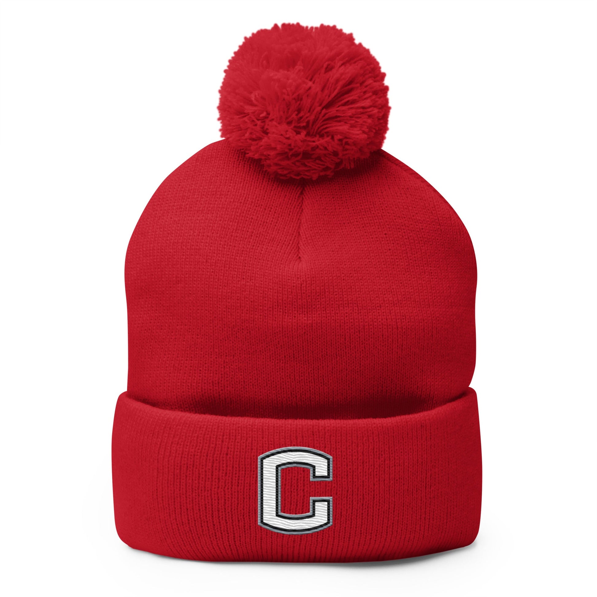 Pom - Pom Beanie | Eagles Baseball | Block C Logo