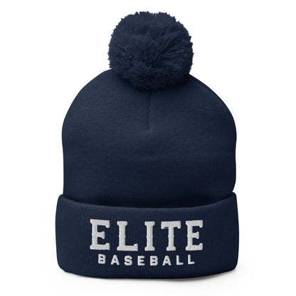 Pom-Pom Beanie | Elite Baseball | Vanguard Logo