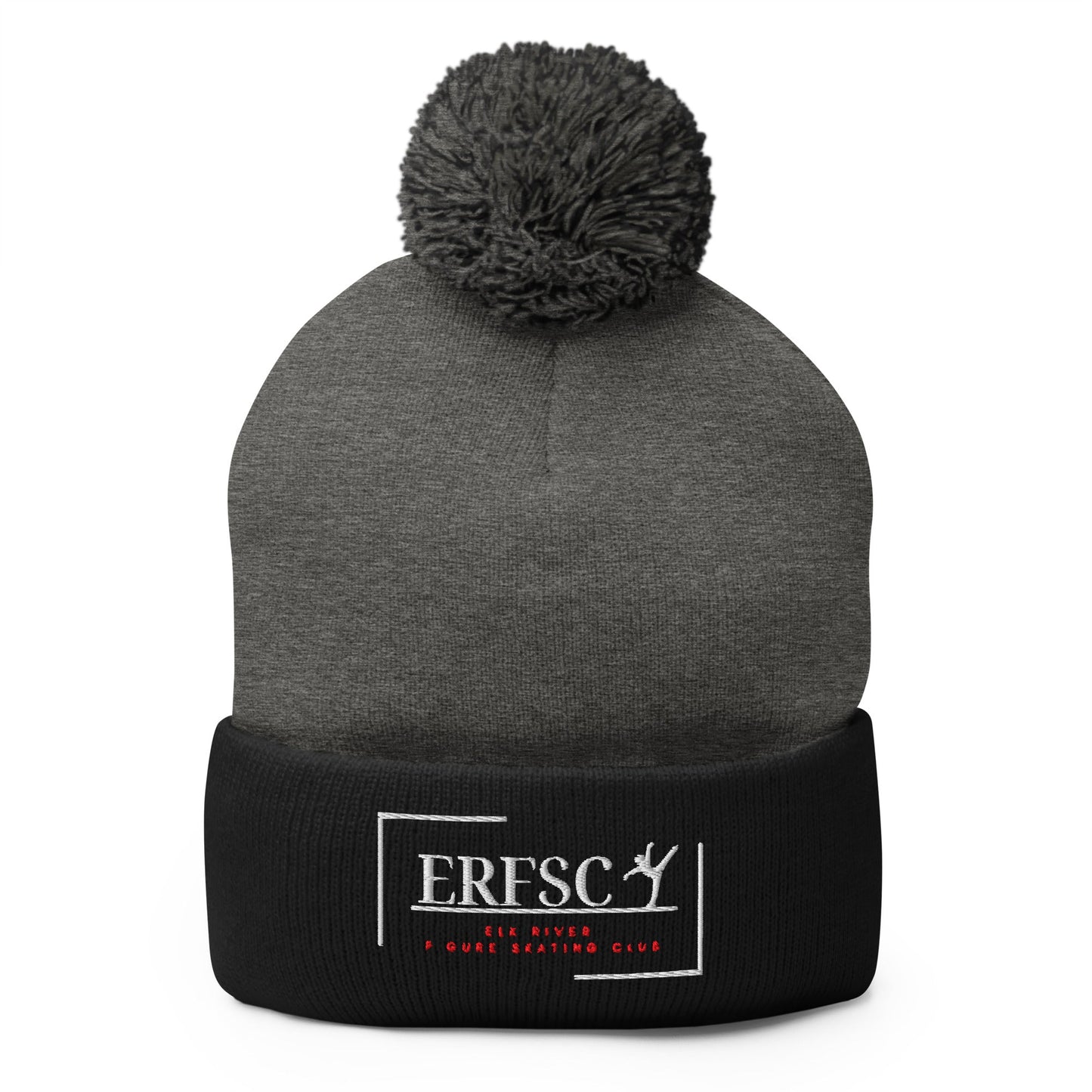 Pom - Pom Beanie | Elk River Figure Skating Club | Alt Logo 1