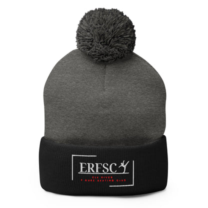 Pom - Pom Beanie | Elk River Figure Skating Club | Alt Logo 1