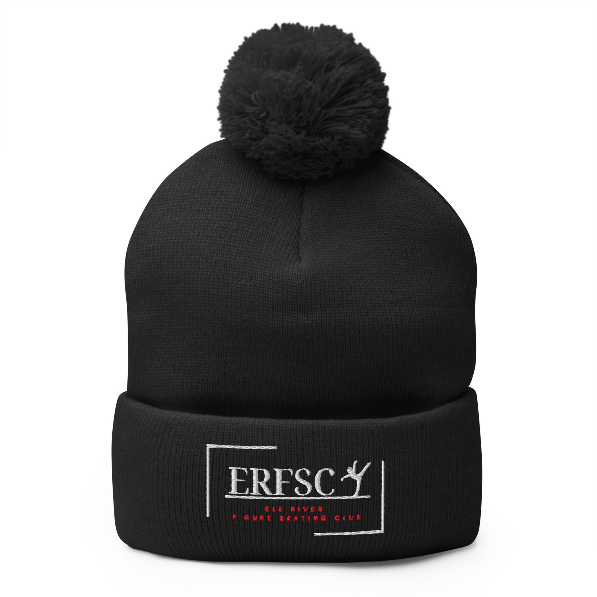 Pom - Pom Beanie | Elk River Figure Skating Club | Alt Logo 1