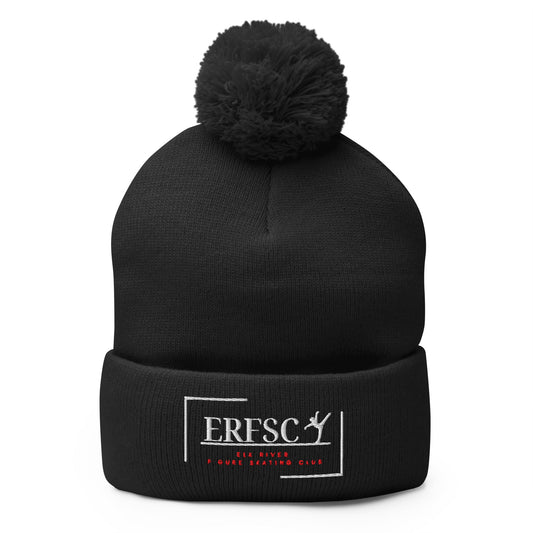 Pom - Pom Beanie | Elk River Figure Skating Club | Alt Logo 1
