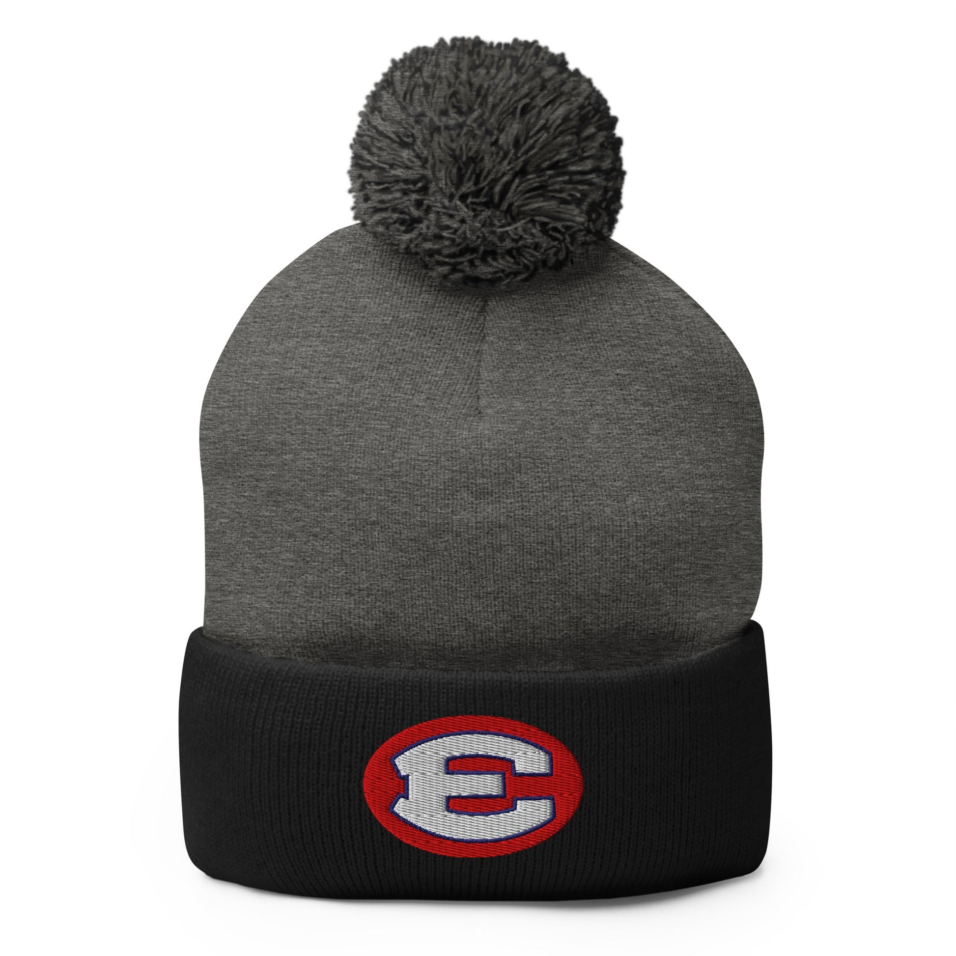 Pom - Pom Beanie | Erie Express Football | E Logo