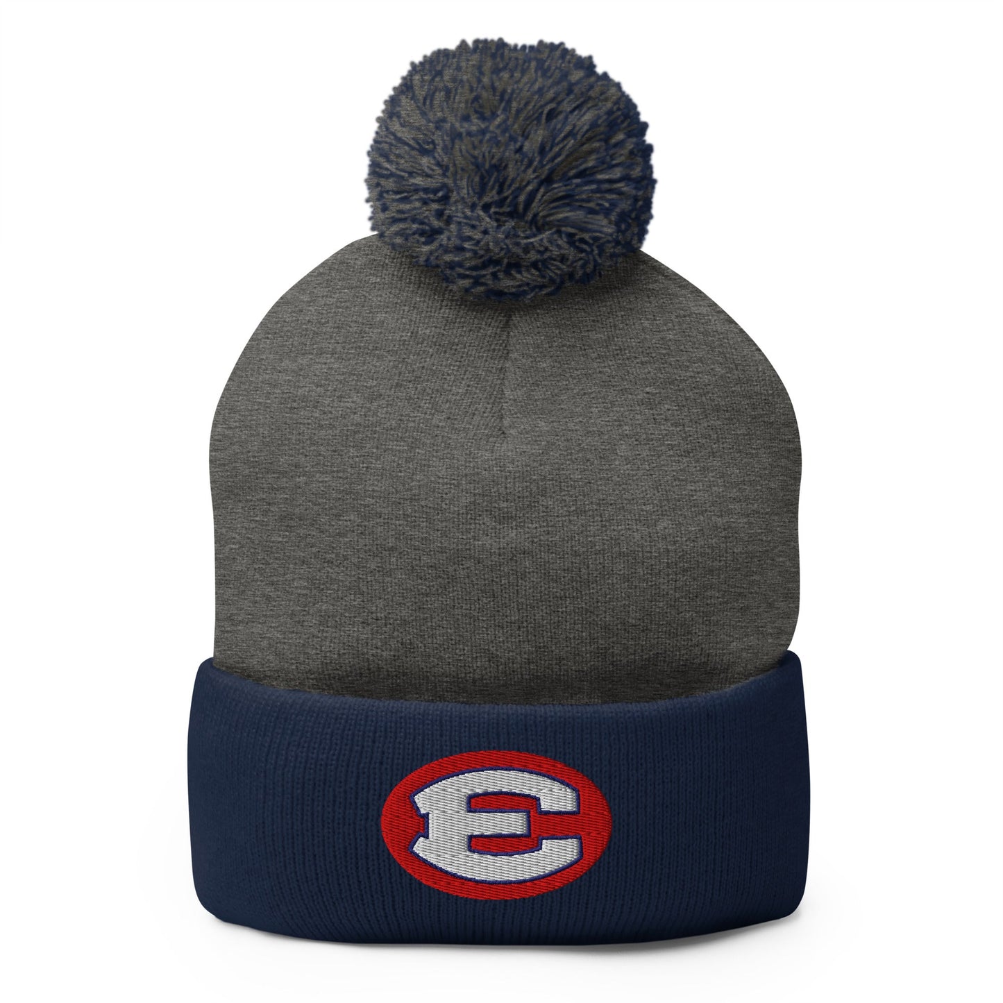 Pom - Pom Beanie | Erie Express Football | E Logo