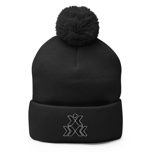 Pom - Pom Beanie | Farmington Stunt | Emblem Logo