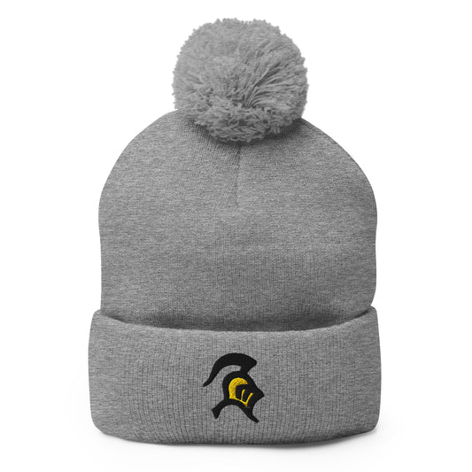 Pom - Pom Beanie | Farmington Stunt | Spartan Mark Logo