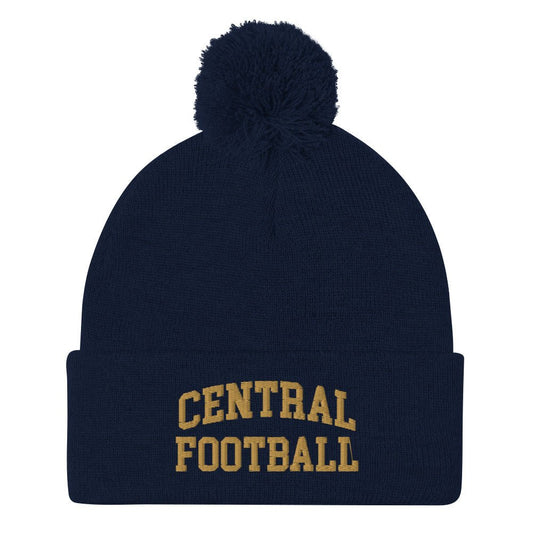 Pom - Pom Beanie | Football | Central High School