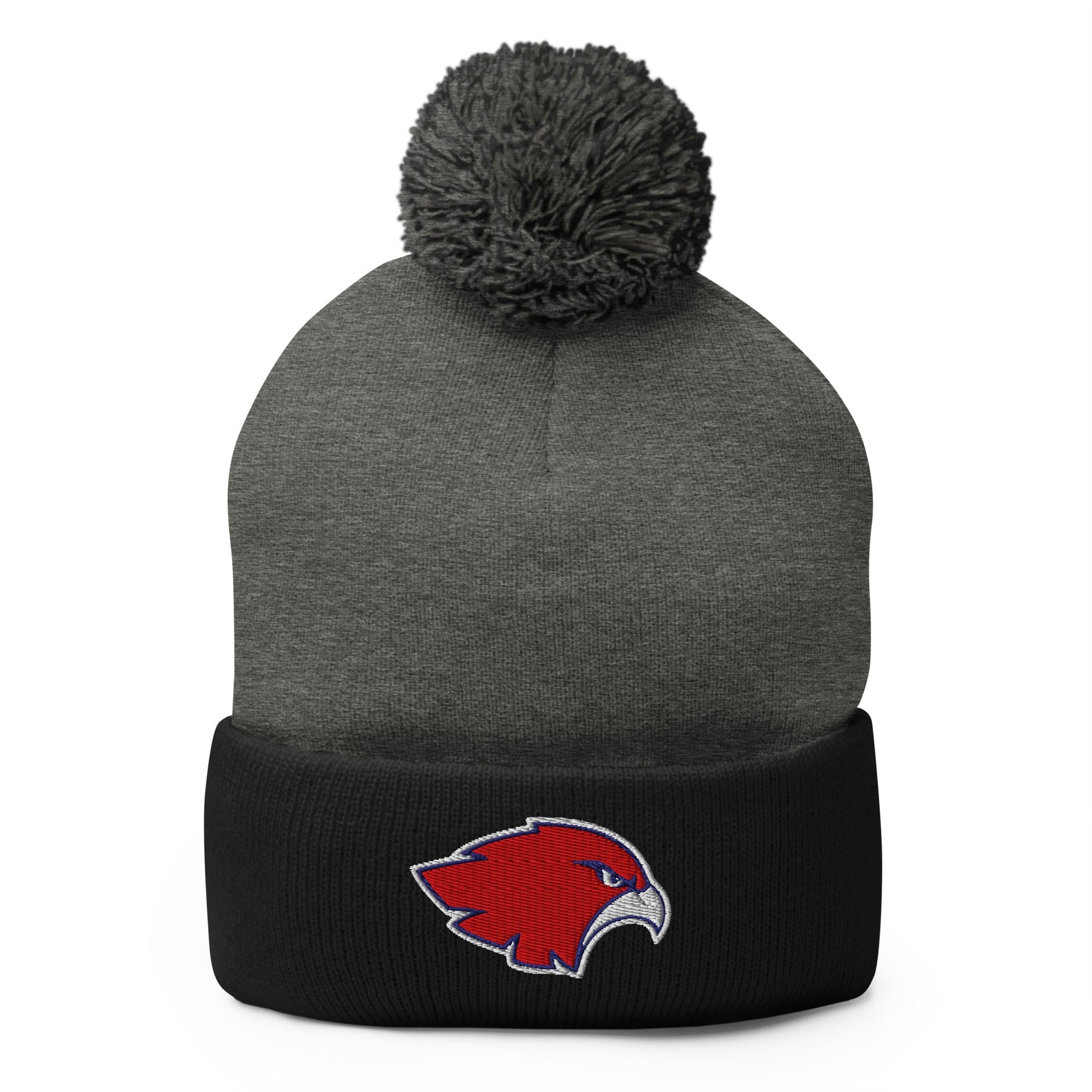 Pom - Pom Beanie | Frontier softball | Mascot Logo