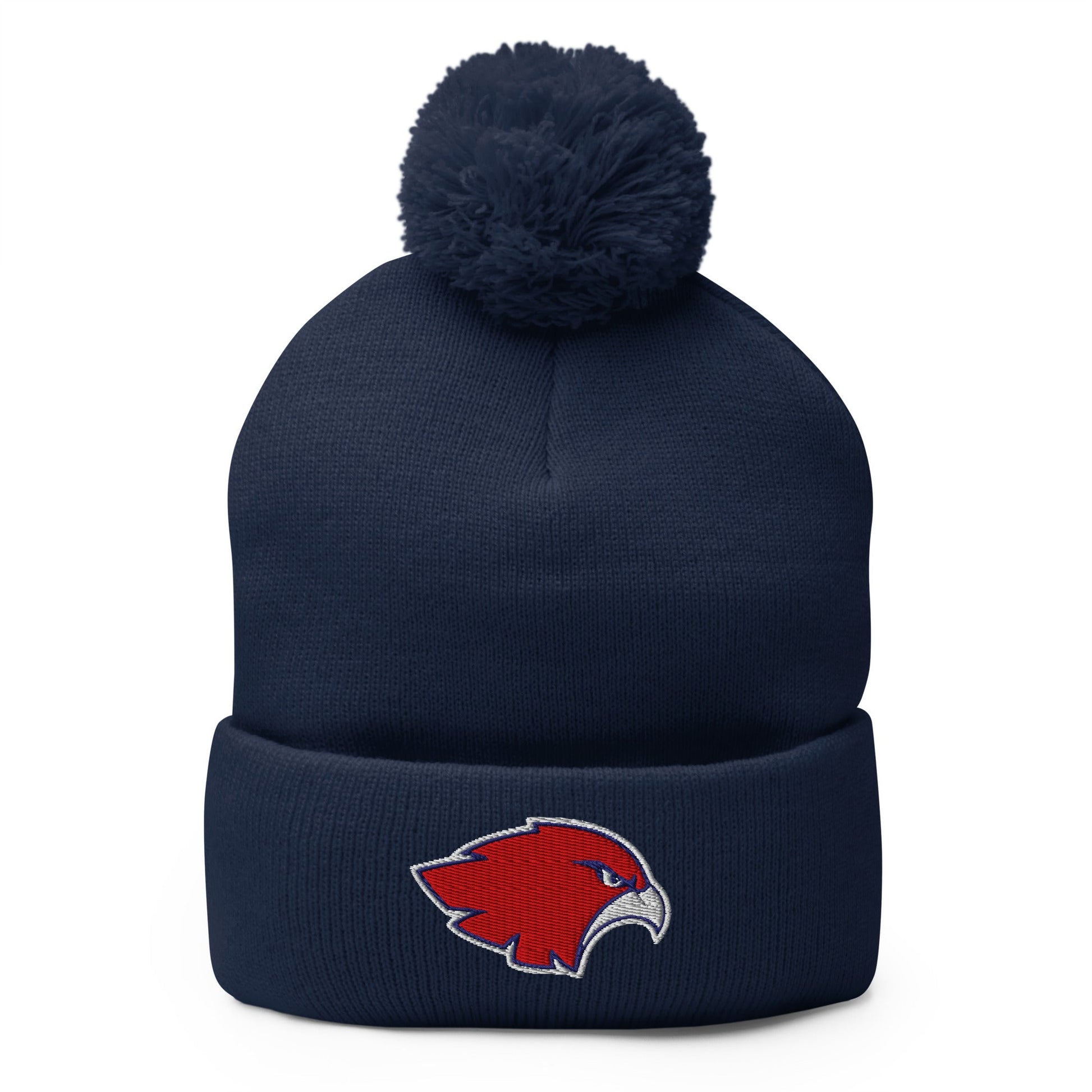 Pom - Pom Beanie | Frontier softball | Mascot Logo