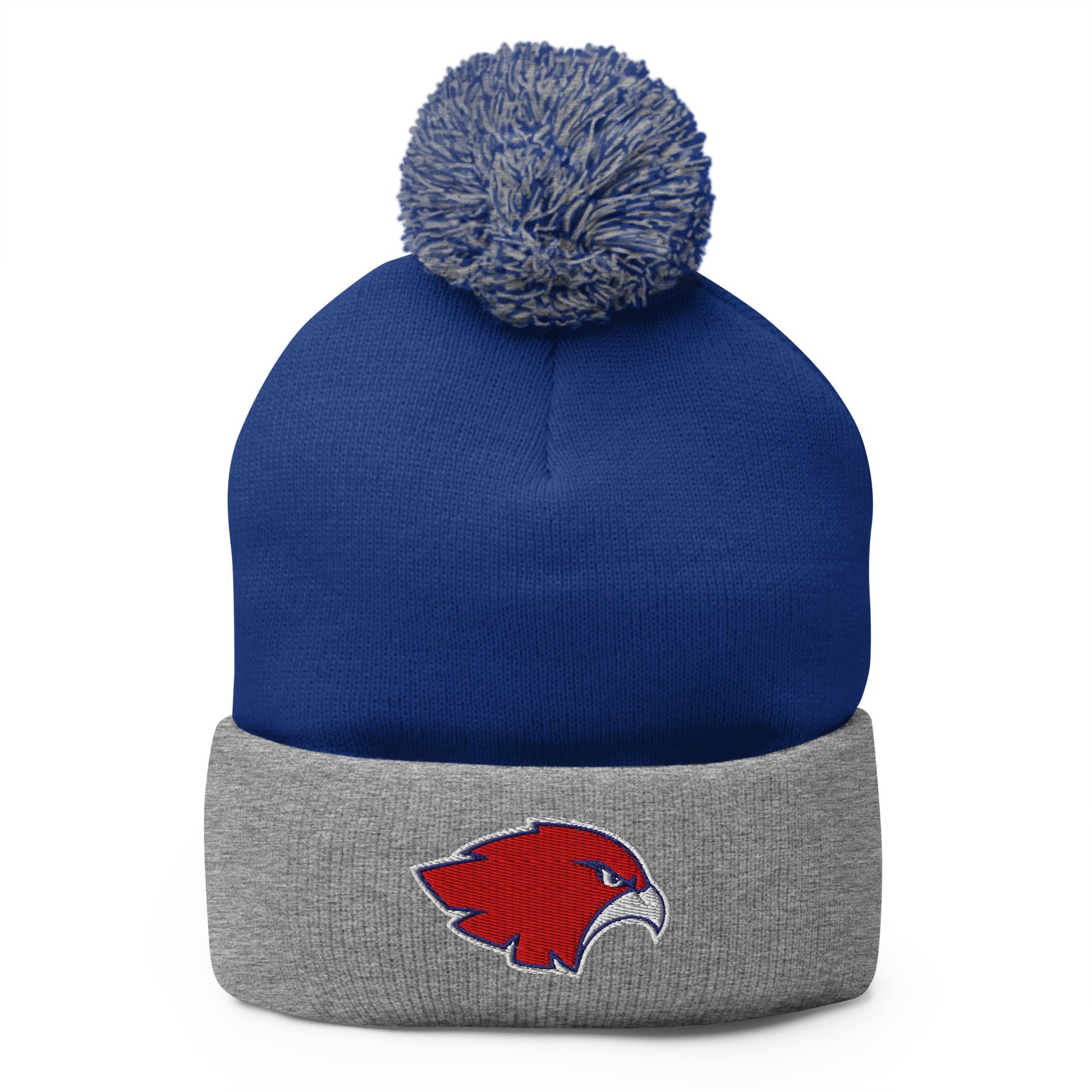 Pom - Pom Beanie | Frontier softball | Mascot Logo
