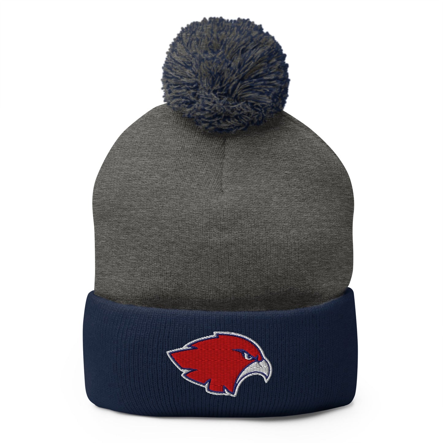 Pom - Pom Beanie | Frontier softball | Mascot Logo