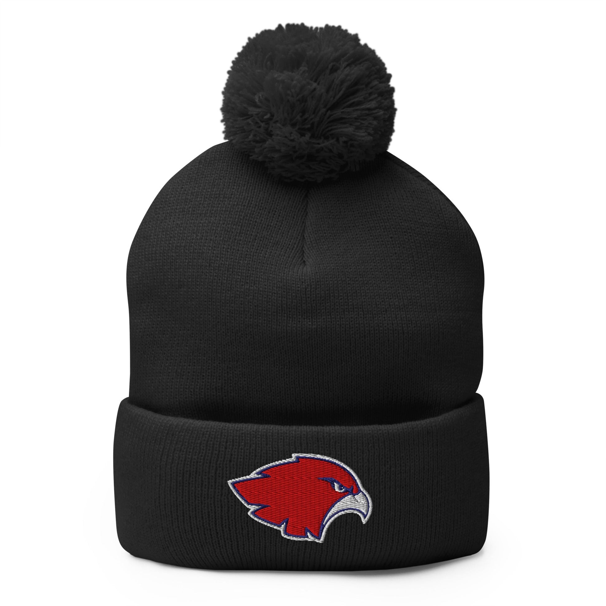 Pom - Pom Beanie | Frontier softball | Mascot Logo