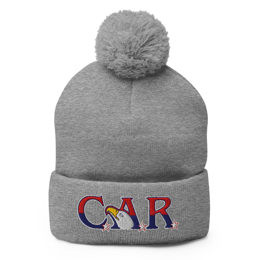 Pom - Pom Beanie | Georgia State Society Children of the American Revolution | Mark Logo