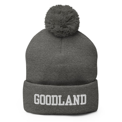Pom-Pom Beanie | Goodland Youth Cheer | Badge Logo