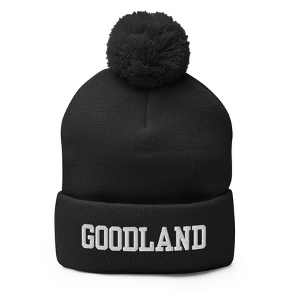 Pom-Pom Beanie | Goodland Youth Cheer | Badge Logo