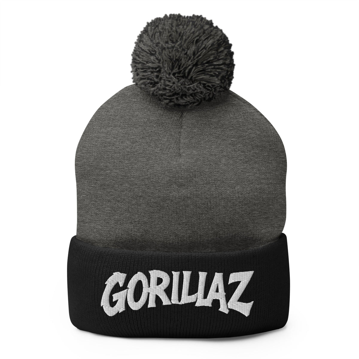 Pom-Pom Beanie | Gorillaz | Modern Script Logo