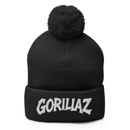 Pom-Pom Beanie | Gorillaz | Modern Script Logo