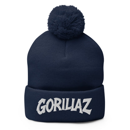 Pom-Pom Beanie | Gorillaz | Modern Script Logo
