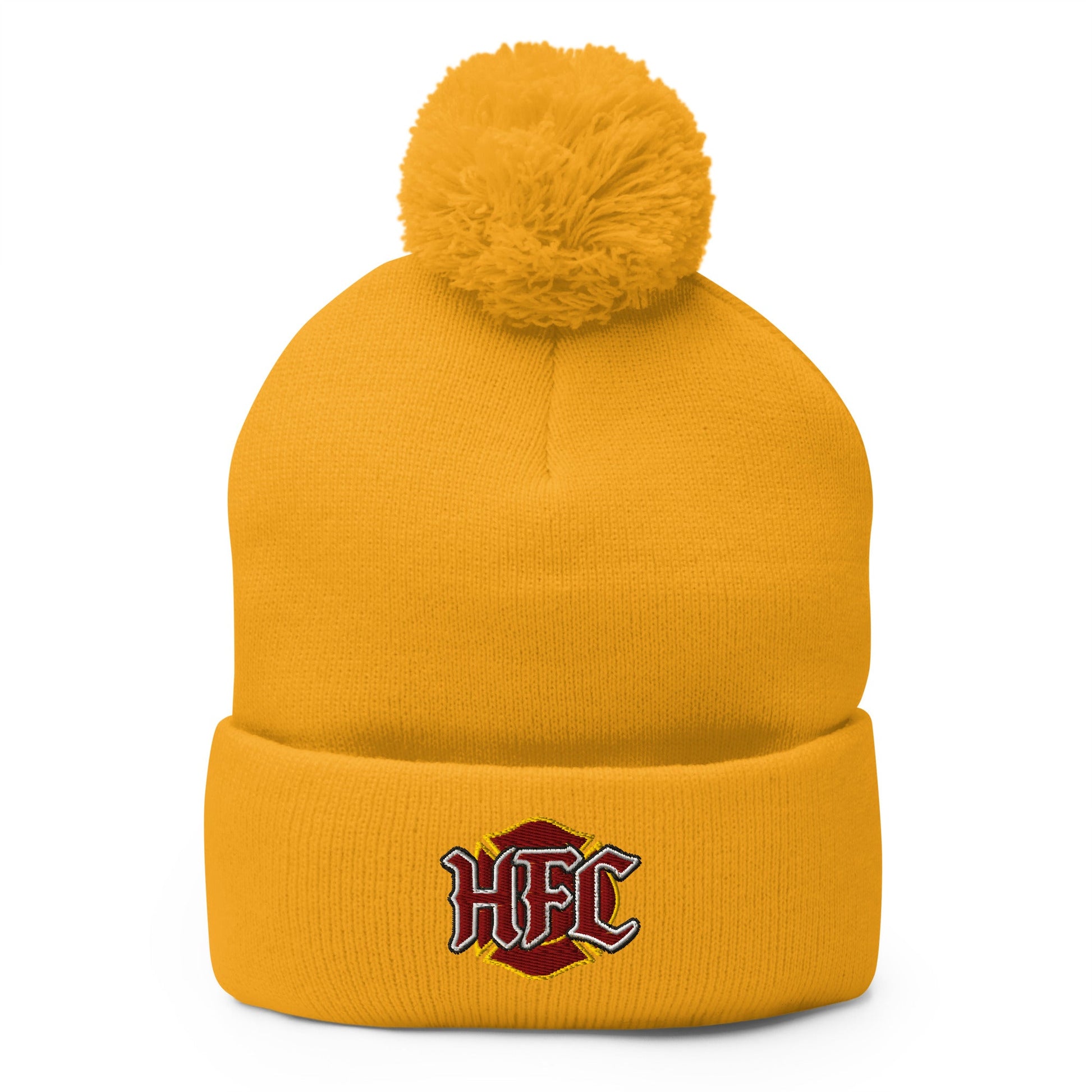 Pom - Pom Beanie | Hackworth Fire Collection | HFC Logo