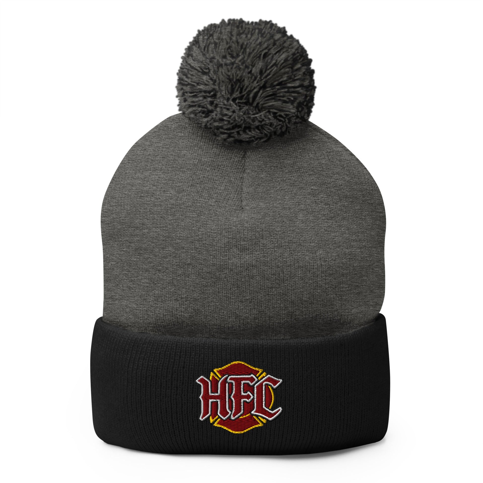Pom - Pom Beanie | Hackworth Fire Collection | HFC Logo
