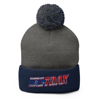 Pom - Pom Beanie | Half Trax Baseball | Alt Logo