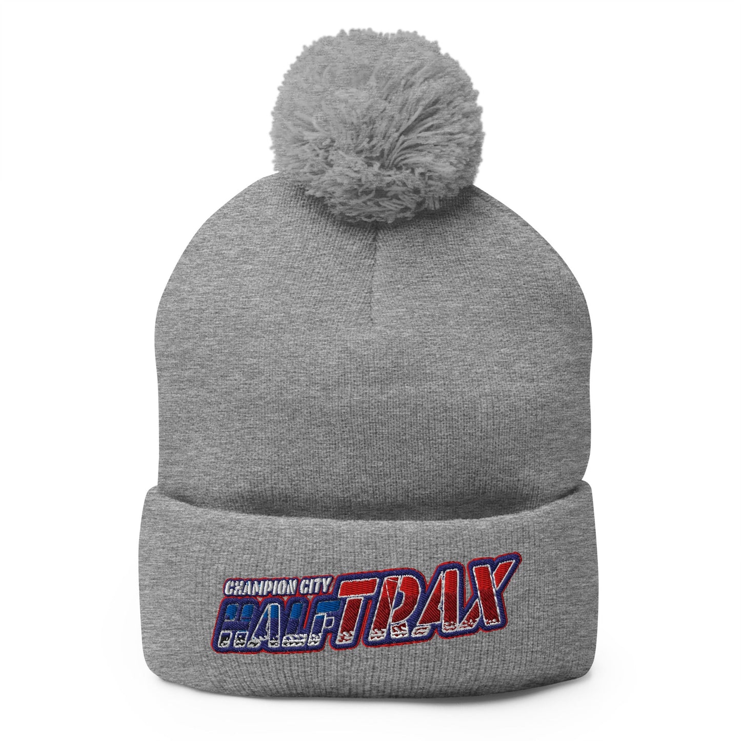 Pom - Pom Beanie | Half Trax Baseball | Alt Logo