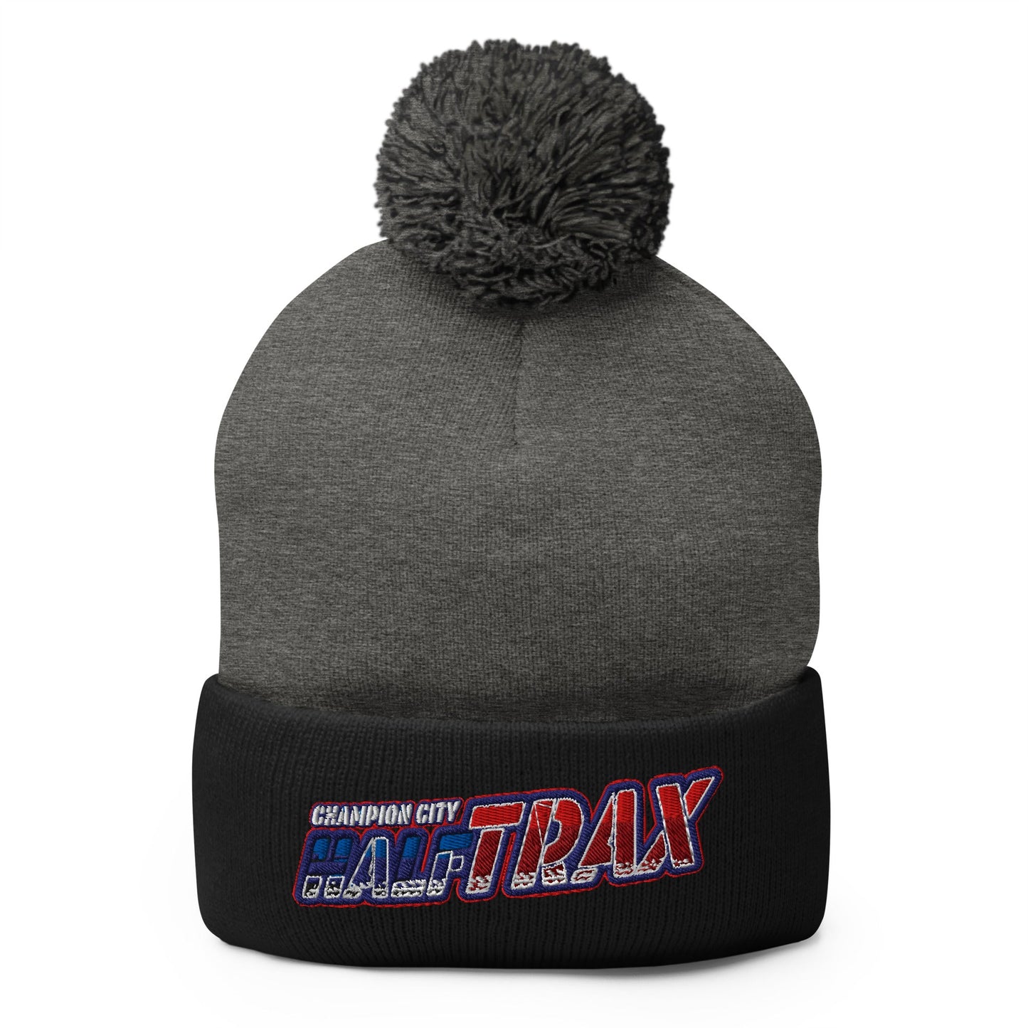 Pom - Pom Beanie | Half Trax Baseball | Alt Logo