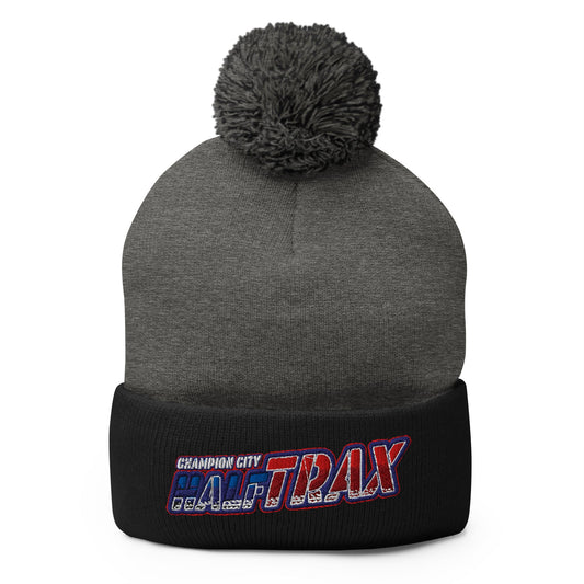 Pom - Pom Beanie | Half Trax Baseball | Alt Logo