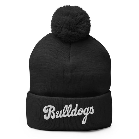 Pom-Pom Beanie | Hamilton Bulldogs | Badge Logo