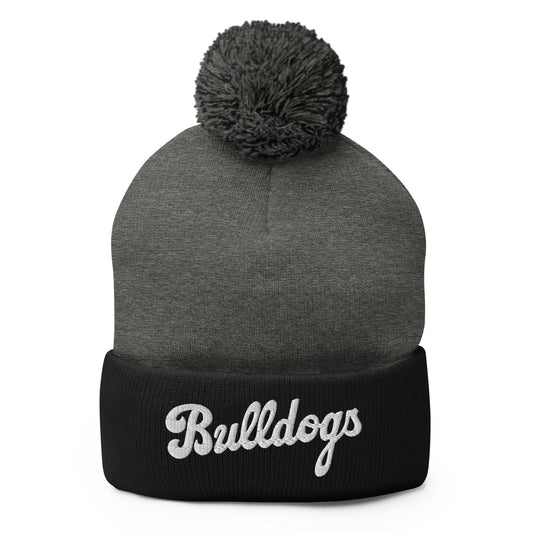 Pom-Pom Beanie | Hamilton Bulldogs | Badge Logo