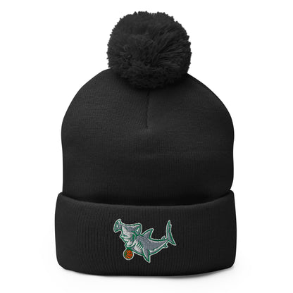 Pom - Pom Beanie | Hammerheads Basketball | Alt Logo