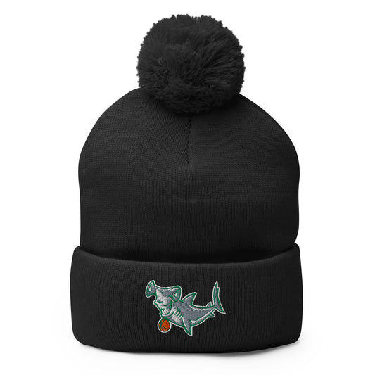 Pom - Pom Beanie | Hammerheads Basketball | Alt Logo