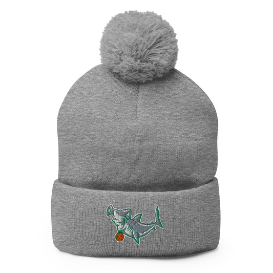 Pom - Pom Beanie | Hammerheads Basketball | Alt Logo