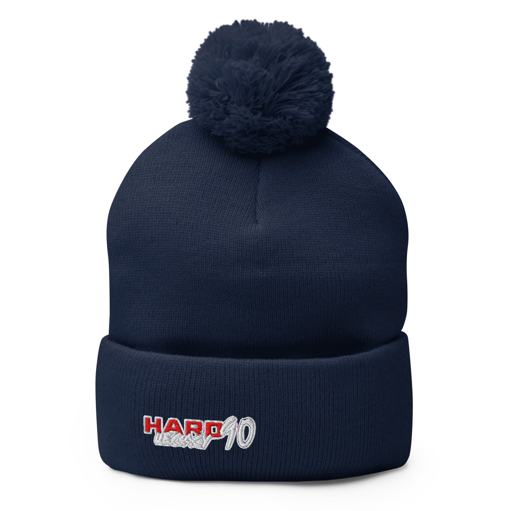 Pom - Pom Beanie | Hard 90 Legacy | Badge Logo