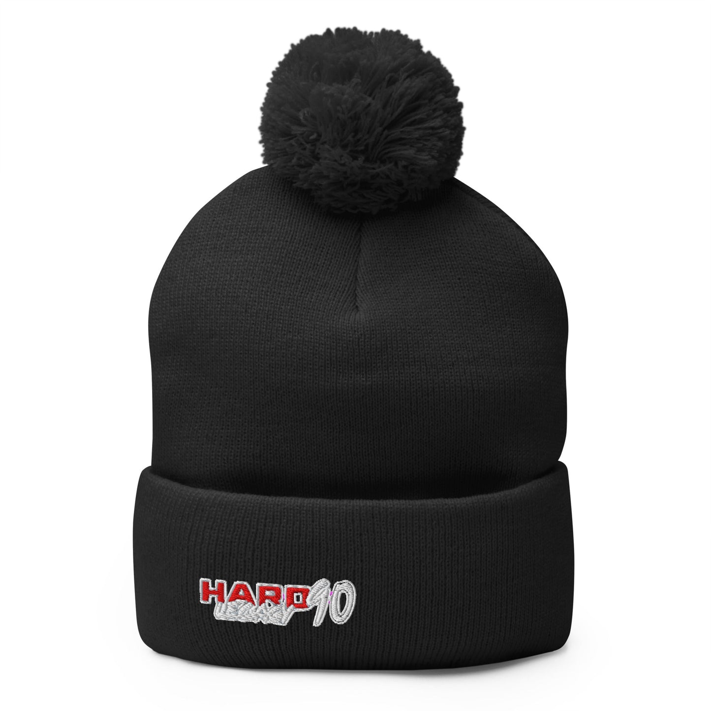 Pom - Pom Beanie | Hard 90 Legacy | Badge Logo