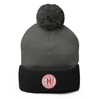 Pom - Pom Beanie | Hemingford Bobcats | Alt Badge Logo