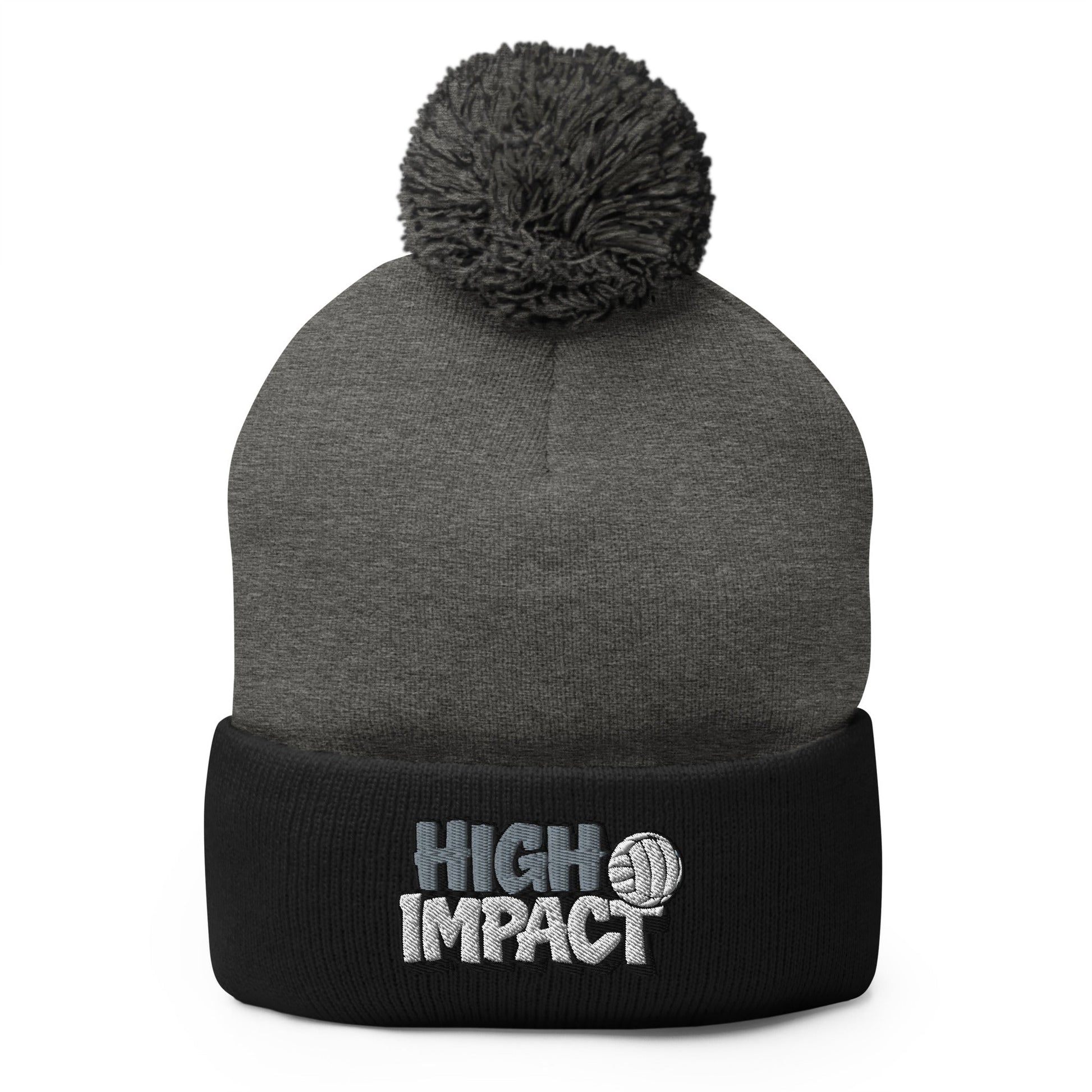 Pom - Pom Beanie | High Impact VBC | Modern Script Logo
