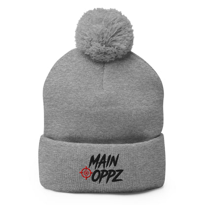 Pom - Pom Beanie | HOTBOYZ | Targeted Oppz Logo