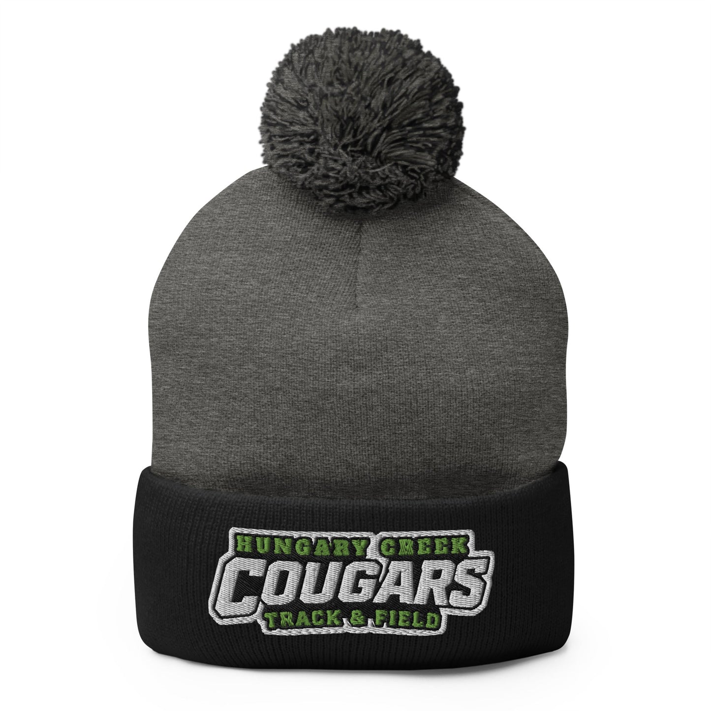 Pom - Pom Beanie | Hungary Creek Cougar | Shield Logo
