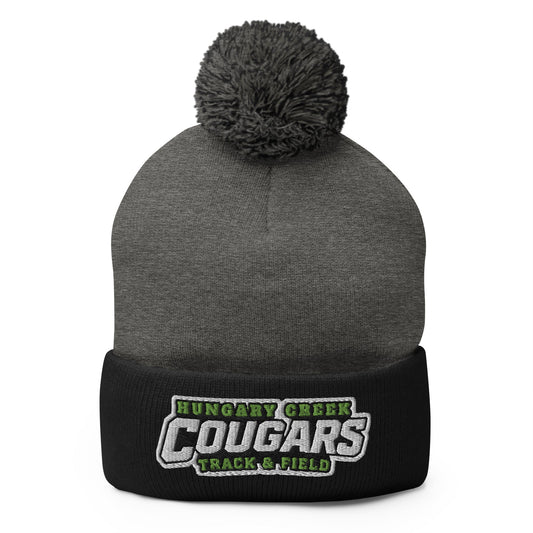 Pom - Pom Beanie | Hungary Creek Cougar | Shield Logo