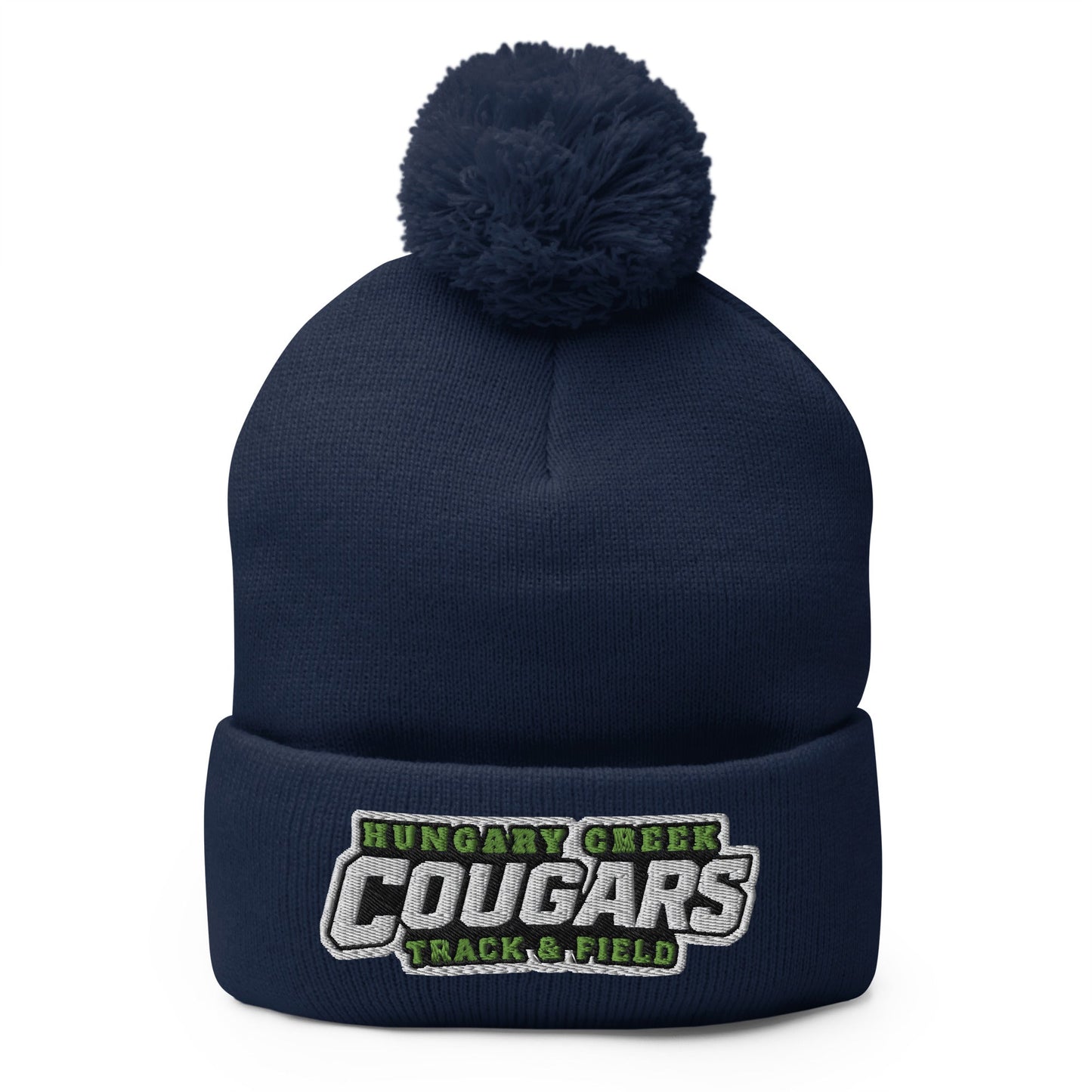 Pom - Pom Beanie | Hungary Creek Cougar | Shield Logo