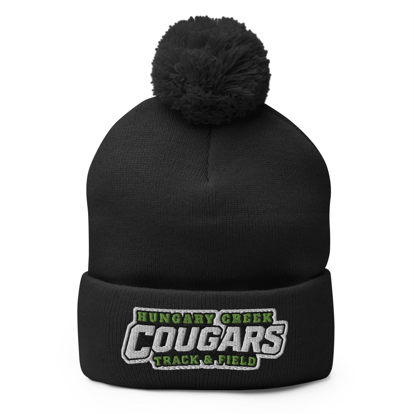 Pom - Pom Beanie | Hungary Creek Cougar | Shield Logo