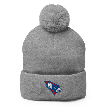 Pom - Pom Beanie | Hunter | Mascot Logo