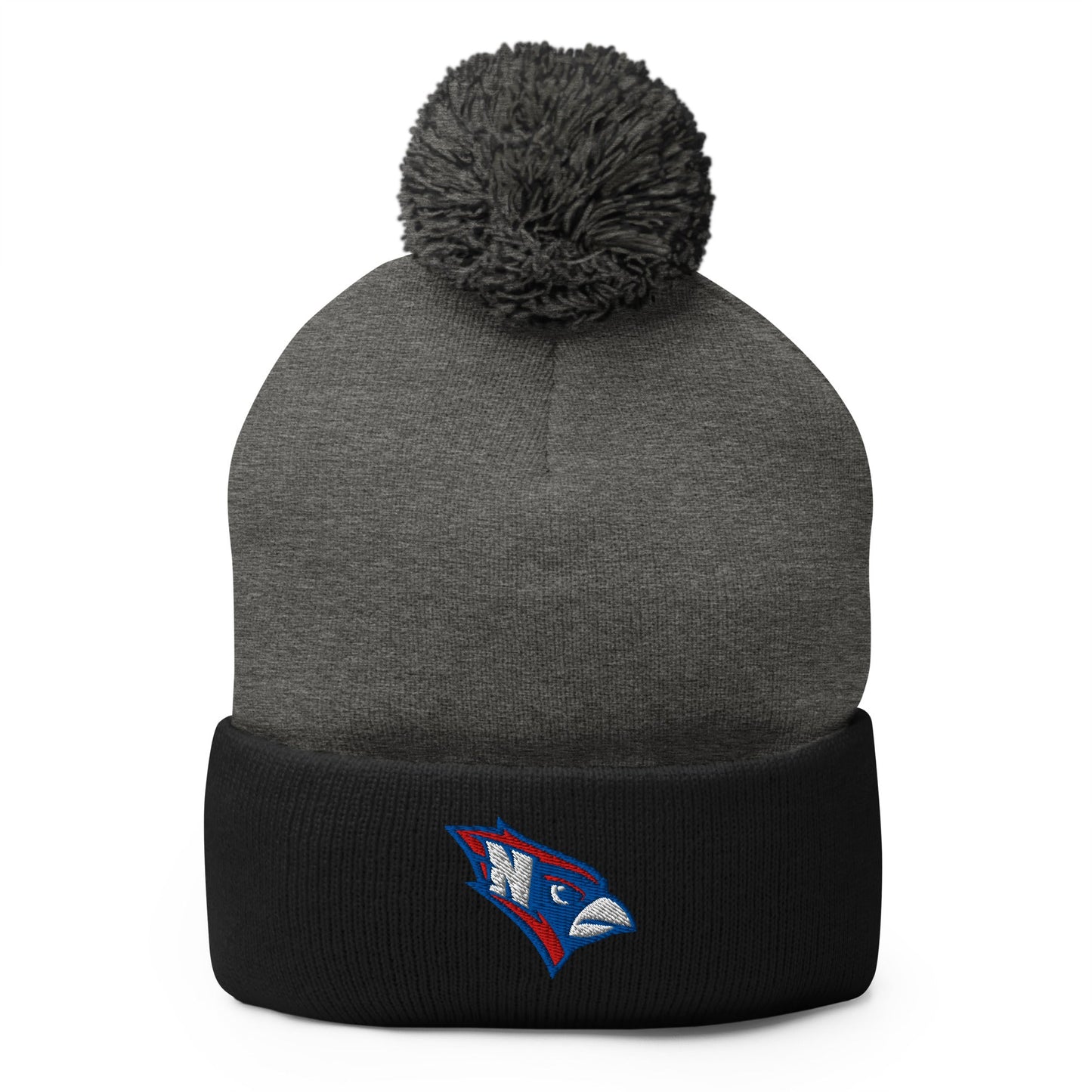 Pom - Pom Beanie | Hunter | Mascot Logo