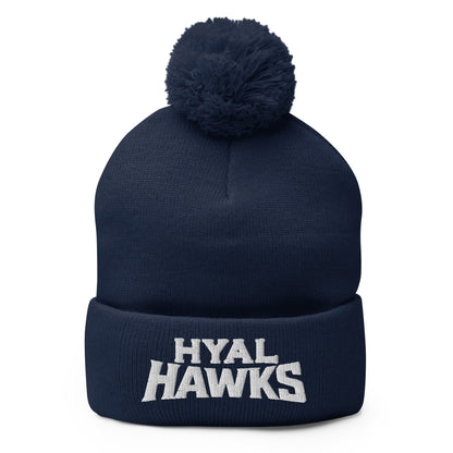 Pom-Pom Beanie | HYAL Hawks | Script Logo