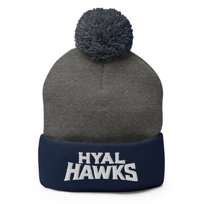 Pom-Pom Beanie | HYAL Hawks | Script Logo