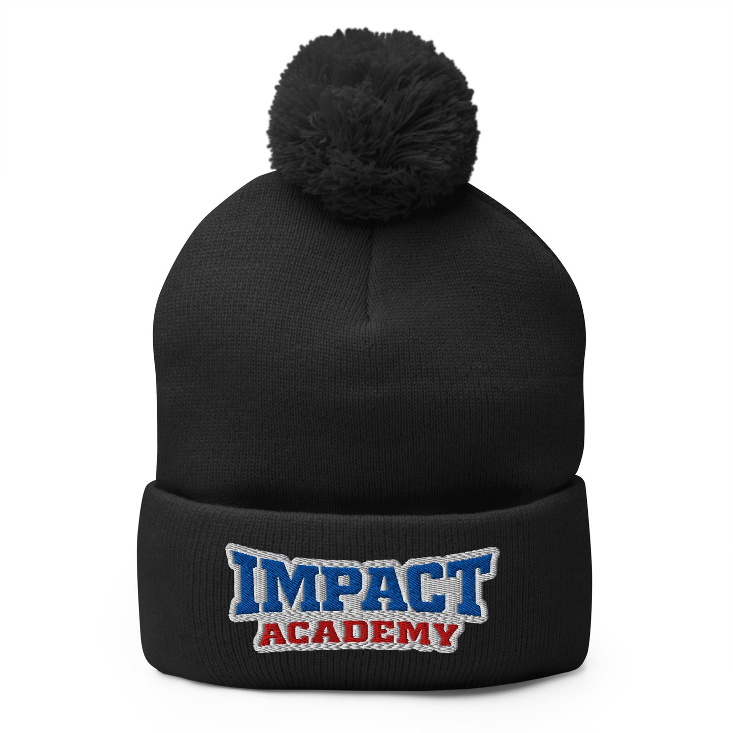Pom - Pom Beanie | Impact Academy | Icon Logo