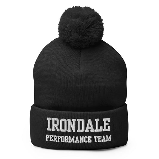 Pom - Pom Beanie | Irondale Dance Team | Script Logo
